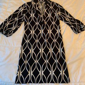 Banana Republic Black and White Dress